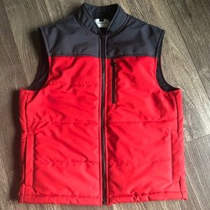 topman mens puffer vest 64R08J  Red size S